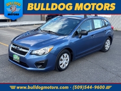 Used 2014  Subaru Impreza 4d Hatchback i CVT at Bulldog Motors near Pasco&comma; WA