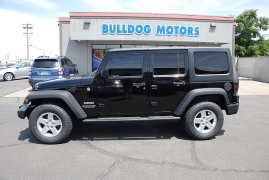 Used 2014 Jeep Wrangler Unlimited 4d Convertible Sport at Bulldog Motors near Pasco, WA