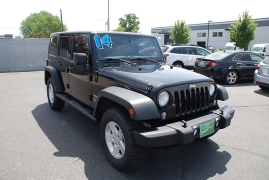 Used 2014 Jeep Wrangler Unlimited 4d Convertible Sport at Bulldog Motors near Pasco, WA