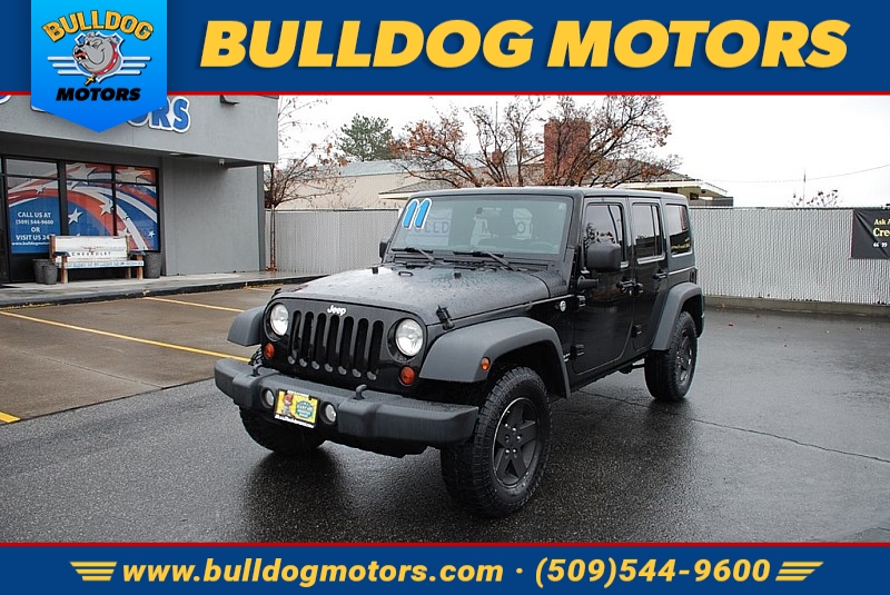 Used 2011  Jeep Wrangler Unlimited 4d Convertible Sport at Bulldog Motors near Pasco, WA