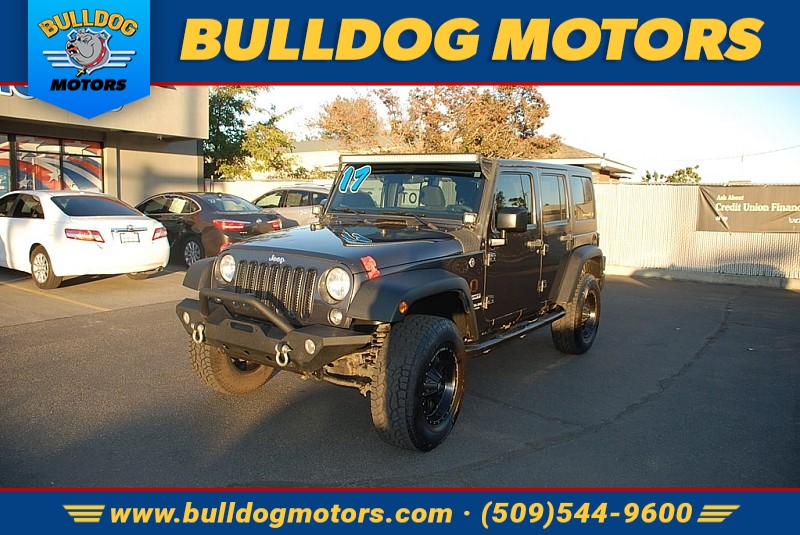 Used 2017  Jeep Wrangler Unlimited 4d Convertible Sport at Bulldog Motors near Pasco, WA