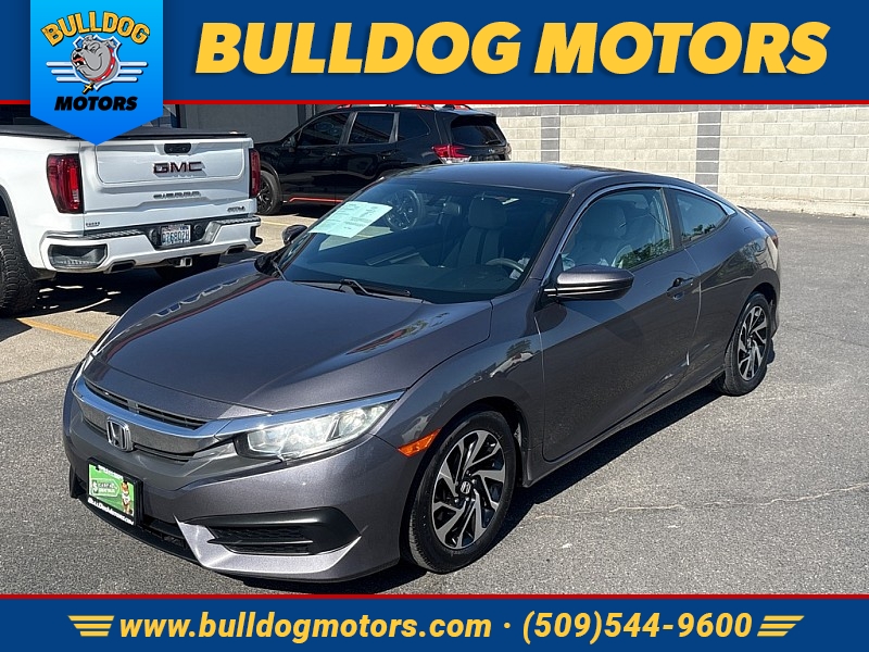 Used 2018  Honda Civic Coupe 2d LX CVT at Bulldog Motors near Pasco&comma; WA