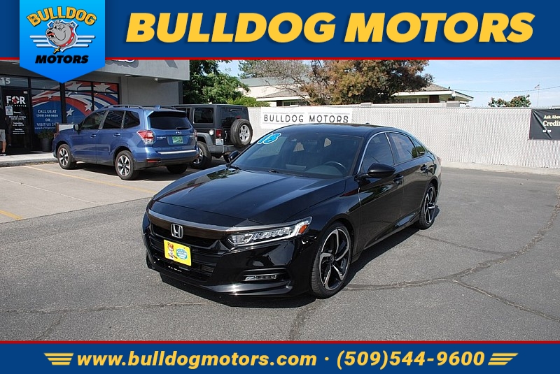 Used 2018 Honda Accord Sedan 4d Sport 1.5L CVT at Bulldog Motors near Pasco, WA