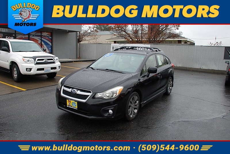 Used 2013  Subaru Impreza 4d Hatchback i Sport Premium CVT at Bulldog Motors near Pasco, WA