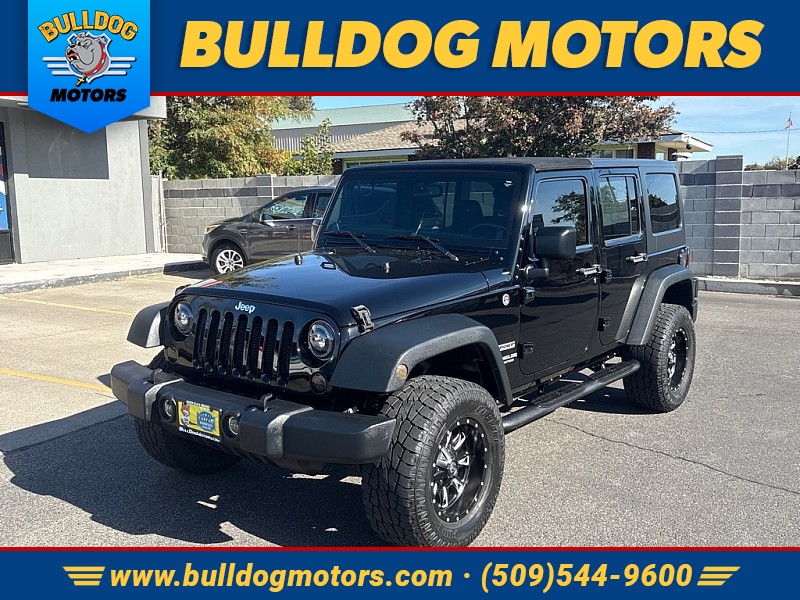 Used 2014  Jeep Wrangler Unlimited 4WD 4dr Sport at Bulldog Motors near Pasco&comma; WA