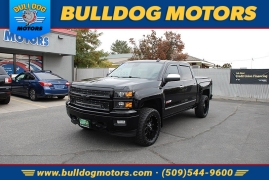 Used 2015  Chevrolet Silverado 1500 4WD Crew Cab LTZ Z71 at Bulldog Motors near Pasco, WA