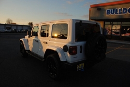 Used 2022  Jeep Wrangler 4xe Unlimited Sahara 4x4 at Bulldog Motors near Pasco, WA