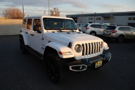 Used 2022  Jeep Wrangler 4xe Unlimited Sahara 4x4 at Bulldog Motors near Pasco, WA