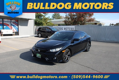 Used 2018 Honda Civic Hatchback 4d Sport CVT at Bulldog Motors near Pasco, WA