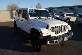 Used 2022  Jeep Wrangler Unlimited 4xe Sahara 4x4 at Bulldog Motors near Pasco, WA