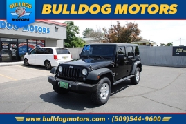 Used 2014 Jeep Wrangler Unlimited 4d Convertible Sport at Bulldog Motors near Pasco, WA