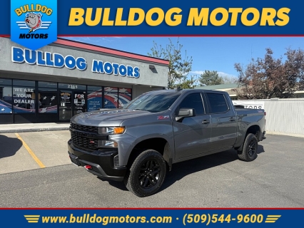 Used 2020 Chevrolet Silverado 1500 4WD Crew Cab Custom Trail Boss at Bulldog Motors near Pasco, WA