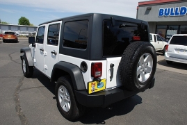 Used 2015 Jeep Wrangler Unlimited 4d Convertible Sport at Bulldog Motors near Pasco, WA