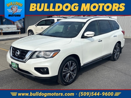 Used 2020 Nissan Pathfinder 4d SUV 4WD Platinum at Bulldog Motors near Pasco, WA