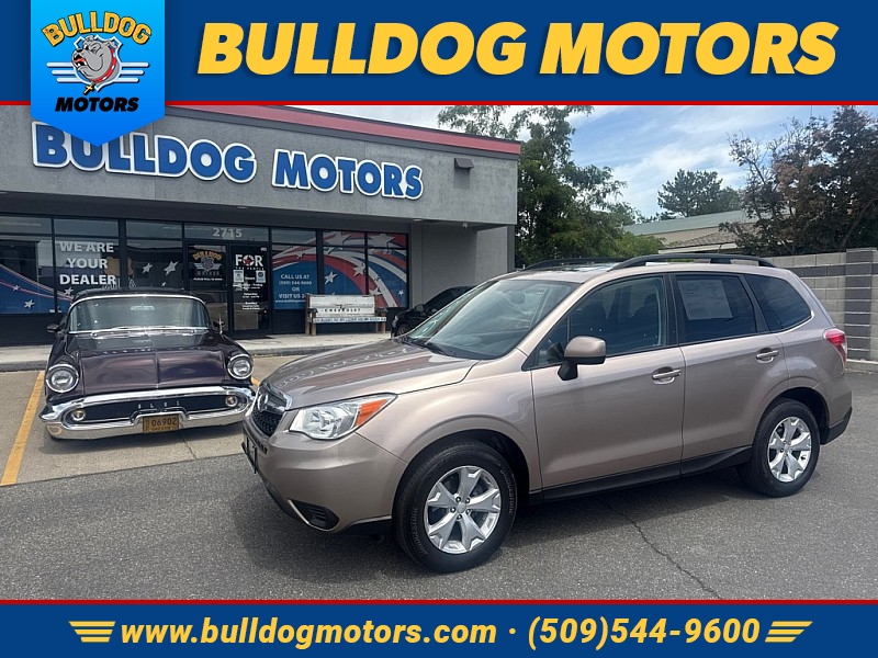 Used 2014  Subaru Forester 4d SUV i Premium CVT at Bulldog Motors near Pasco&comma; WA