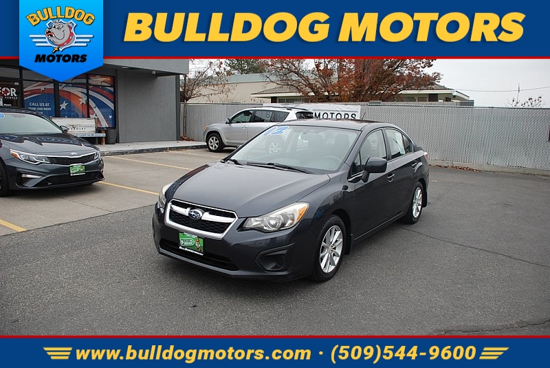 Used 2012  Subaru Impreza 4d Sedan i Premium CVT at Bulldog Motors near Pasco, WA