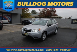Used 2015  Subaru Forester 4d SUV i CVT at Bulldog Motors near Pasco, WA
