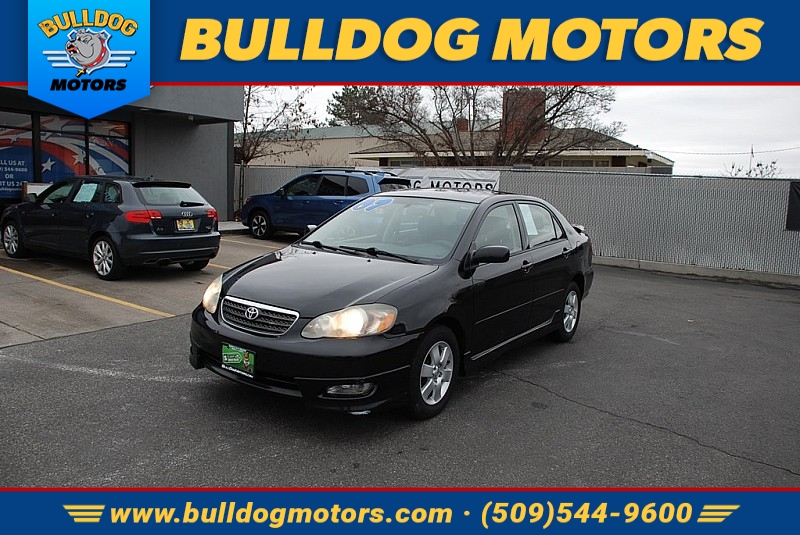 Used 2007  Toyota Corolla 4d Sedan S Auto at Bulldog Motors near Pasco, WA