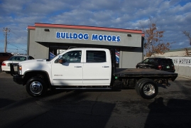 Used 2017  GMC Sierra 3500HD 4WD Crew Cab 167&period;7" SLT at Bulldog Motors near Pasco&comma; WA
