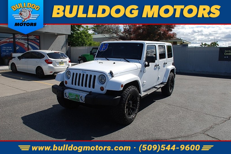 Used 2013 Jeep Wrangler Unlimited 4d Convertible Sahara at Bulldog Motors near Pasco, WA