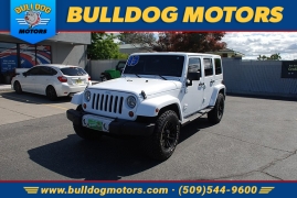Used 2013 Jeep Wrangler Unlimited 4d Convertible Sahara at Bulldog Motors near Pasco, WA
