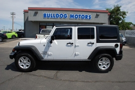 Used 2015 Jeep Wrangler Unlimited 4d Convertible Sport at Bulldog Motors near Pasco, WA