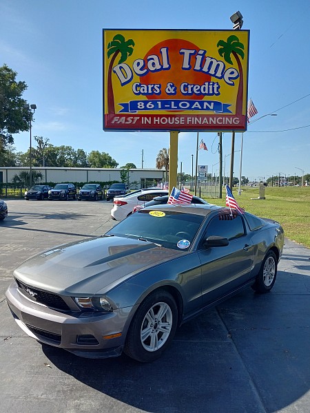 Used 2012  Ford Mustang 2d Coupe at Deal Time Cars & Credit near , FL