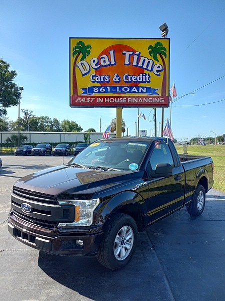 Used 2018  Ford F-150 2WD Reg Cab XLT at Deal Time Cars & Credit near , FL