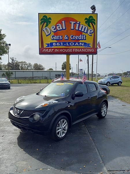 Used 2014  Nissan Juke 4d SUV FWD S at Deal Time Cars & Credit near , FL