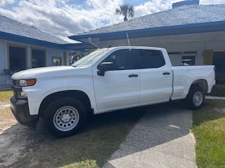 Used 2020  Chevrolet Silverado 1500 2WD Crew Cab 157" Work Truck at Deal Time Cars & Credit near , FL