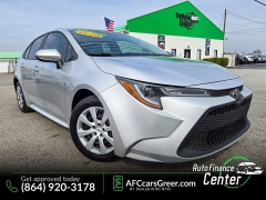 Used 2020  Toyota Corolla 4d Sedan LE at Auto Finance Center of Greer near Greer&comma; SC