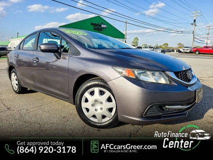 Used 2014 Honda Civic Sedan 4d LX 5spd at Auto Finance Center of Greer near Greer, SC