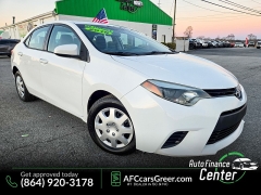 Used 2016  Toyota Corolla 4dr Sdn &lpar;Natl&rpar; at Auto Finance Center of Greer near Greer&comma; SC