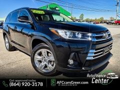 Used 2018  Toyota Highlander Limited V6 FWD &lpar;Natl&rpar; at Auto Finance Center of Greer near Greer&comma; SC