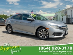 Used 2016 Honda Civic Sedan 4d EX at Auto Finance Center of Greer near Greer, SC