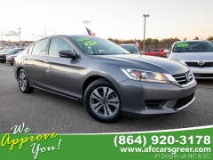  2015 Honda Accord Sedan 4d LX CVT at Auto Finance Center of Greer near Greer&comma; SC