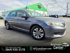  2015 Honda Accord Sedan 4d LX 6spd at Auto Finance Center of Greer near Greer&comma; SC
