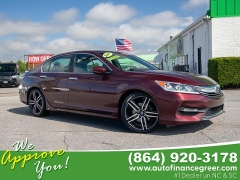 Used 2017 Honda Accord Sedan 4d Sport SE CVT at Auto Finance Center of Greer near Greer, SC