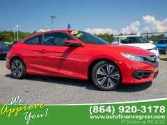 Used 2017 Honda Civic Coupe 2d EX-T 6spd at Auto Finance Center of Greer near Greer, SC