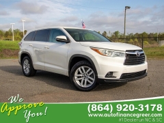 Used 2016 Toyota Highlander 4d SUV FWD LE at Auto Finance Center of Greer near Greer, SC