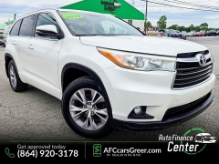 Used 2015  Toyota Highlander 4d SUV AWD XLE at Auto Finance Center of Greer near Greer&comma; SC