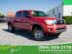 Used 2013 Toyota Tacoma 2WD Double Cab PreRunner V6 Short Bed at Auto Finance Center of Greer near Greer, SC