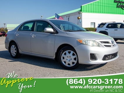 Used 2011 Toyota Corolla 4dr Sdn (Natl) at Auto Finance Center of Greer near Greer, SC