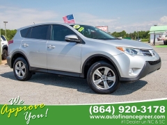 Used 2015 Toyota RAV4 4d SUV FWD XLE at Auto Finance Center of Greer near Greer, SC