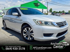  2014 Honda Accord Sedan 4d LX CVT at Auto Finance Center of Greer near Greer&comma; SC