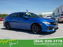 Used 2017 Honda Civic Hatchback 4d Sport CVT at Auto Finance Center of Greer near Greer, SC