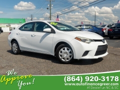 Used 2014 Toyota Corolla 4dr Sdn (Natl) at Auto Finance Center of Greer near Greer, SC