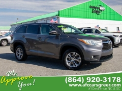 Used 2015  Toyota Highlander FWD 4dr V6 LE (Natl) at Auto Finance Center of Greer near Greer, SC