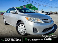 Used 2011  Toyota Corolla 4dr Sdn &lpar;Natl&rpar; at Auto Finance Center of Greer near Greer&comma; SC