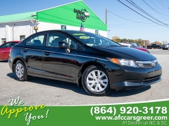  2012 Honda Civic Sedan 4d LX Auto at Auto Finance Center of Greer near Greer, SC